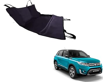 CuboDePlato Car Pet Rear Seat Cover Dog Hammock Make Black Red for Suzuki Grand Vitara