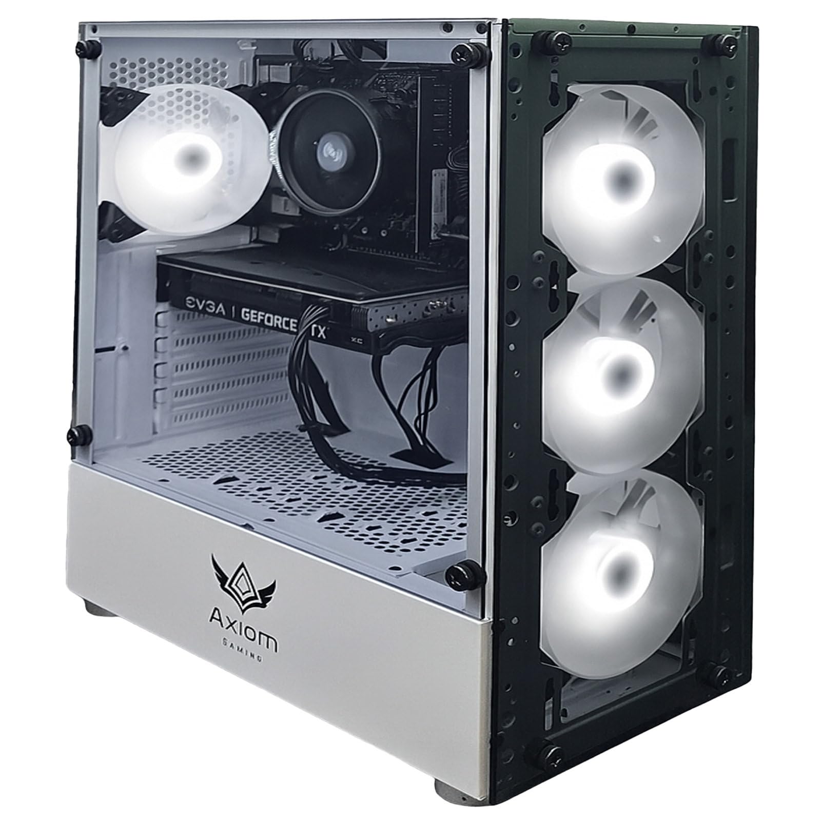 新品R5 5600X/16G/SSD512/RTX3060/Office2019 Hoengager Gaming PC -AMD Ryzen 5 5600X 3.7 GHz-RTX 3060 12GB -32GB