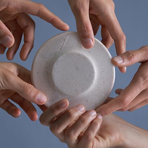 Miniatura 7 de Einova Classic Stone - Almohadilla de carga inalámbrica de mármol diseñada en Italia, cable USB-C integrado de 6 pies, teléfonos inteligentes,