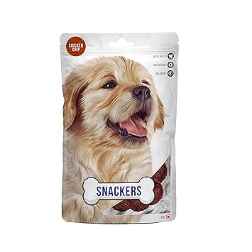 Snackers?Premium Chicken Chip Healthy Dog Treat - 70 gm
