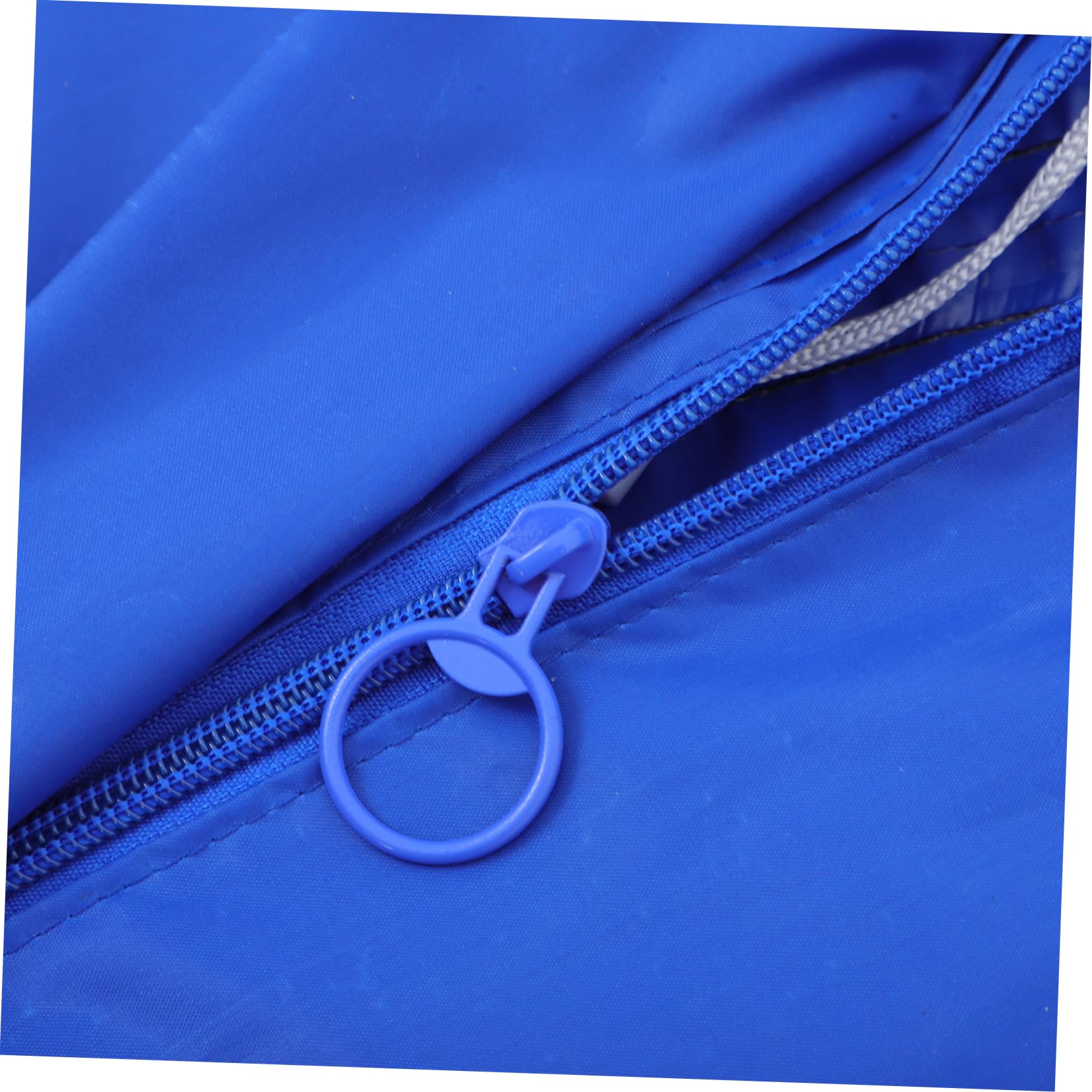 Rollstuhlponcho aus Polyester, Blau, mit Kapuze und Schirm | Regenschutz für Elektromobile, Leicht und Tragbar, für Draußen und Reisen