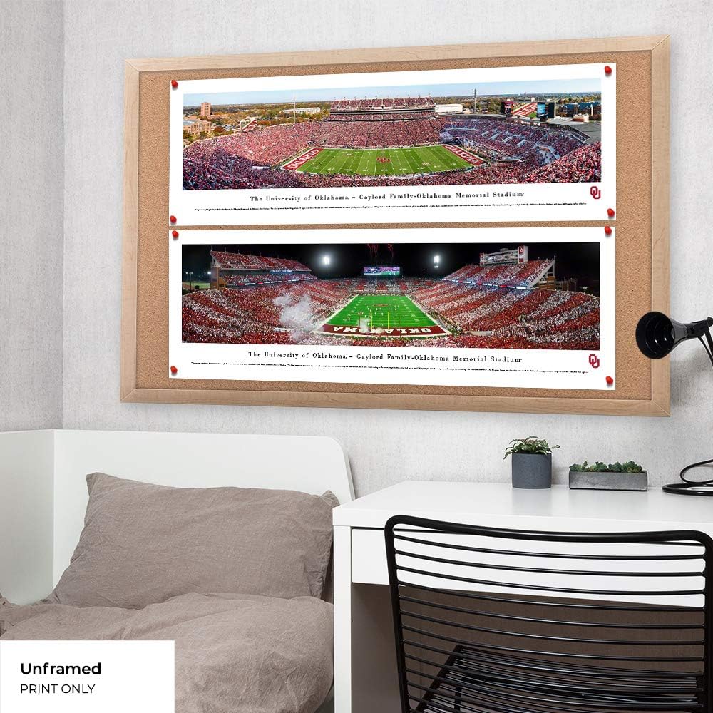 Oklahoma Football - End Zone-Stripe - Blakeway Panoramas College Sports Posters