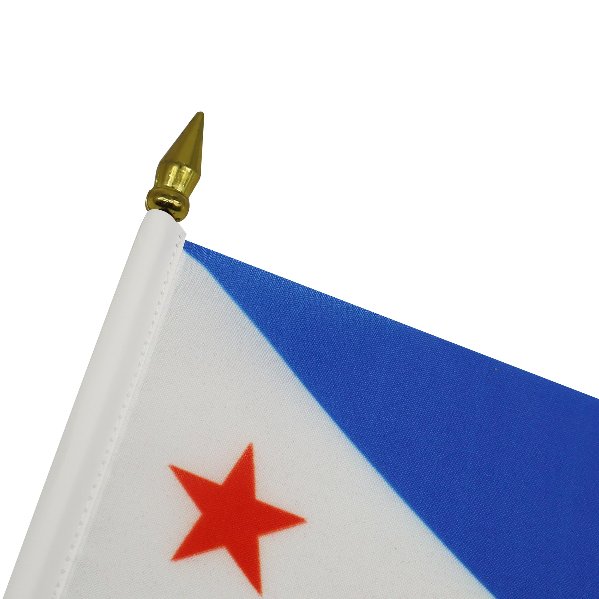 AZ FLAG, Djibouti Table Flag 4'' x 6'', Djiboutian Mini Desk Flag 100% Polyester 15 x 10 cm - Image 4