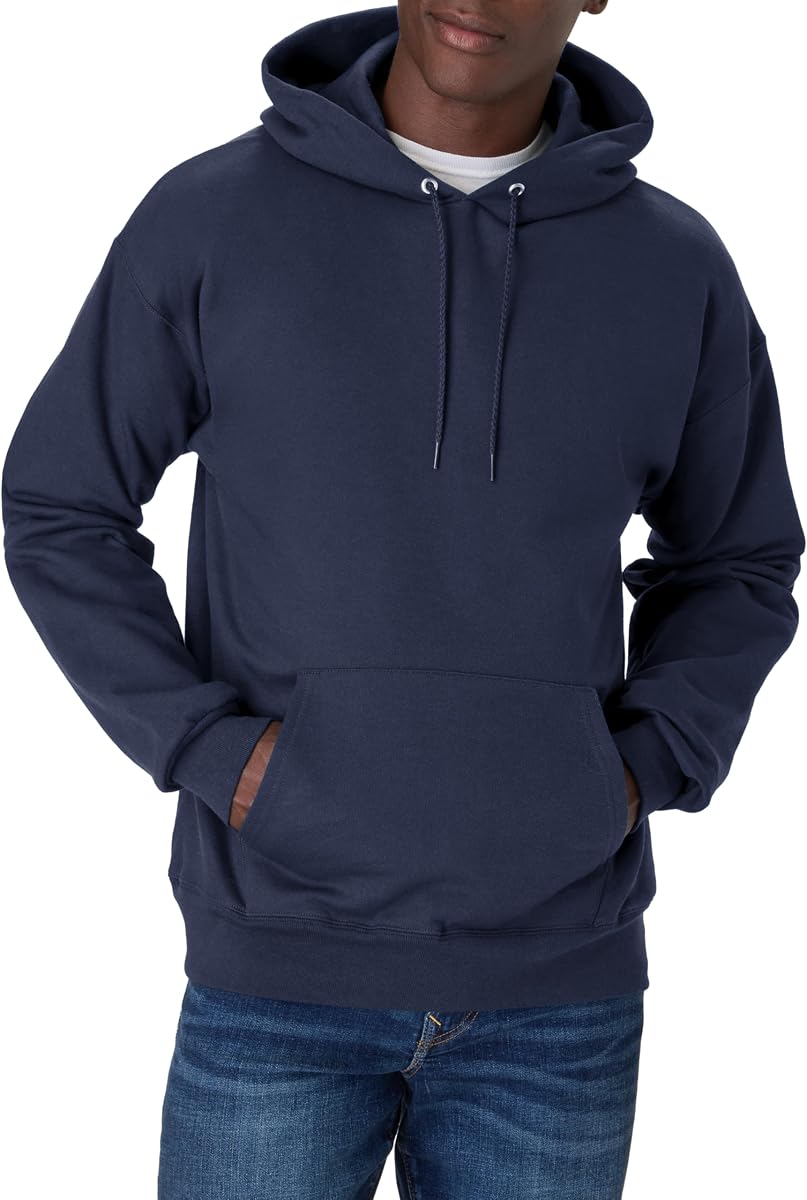 Hanes Ultimate Sudadera con capucha para hombre, forro polar pesado, sudadera de algodón para hombre