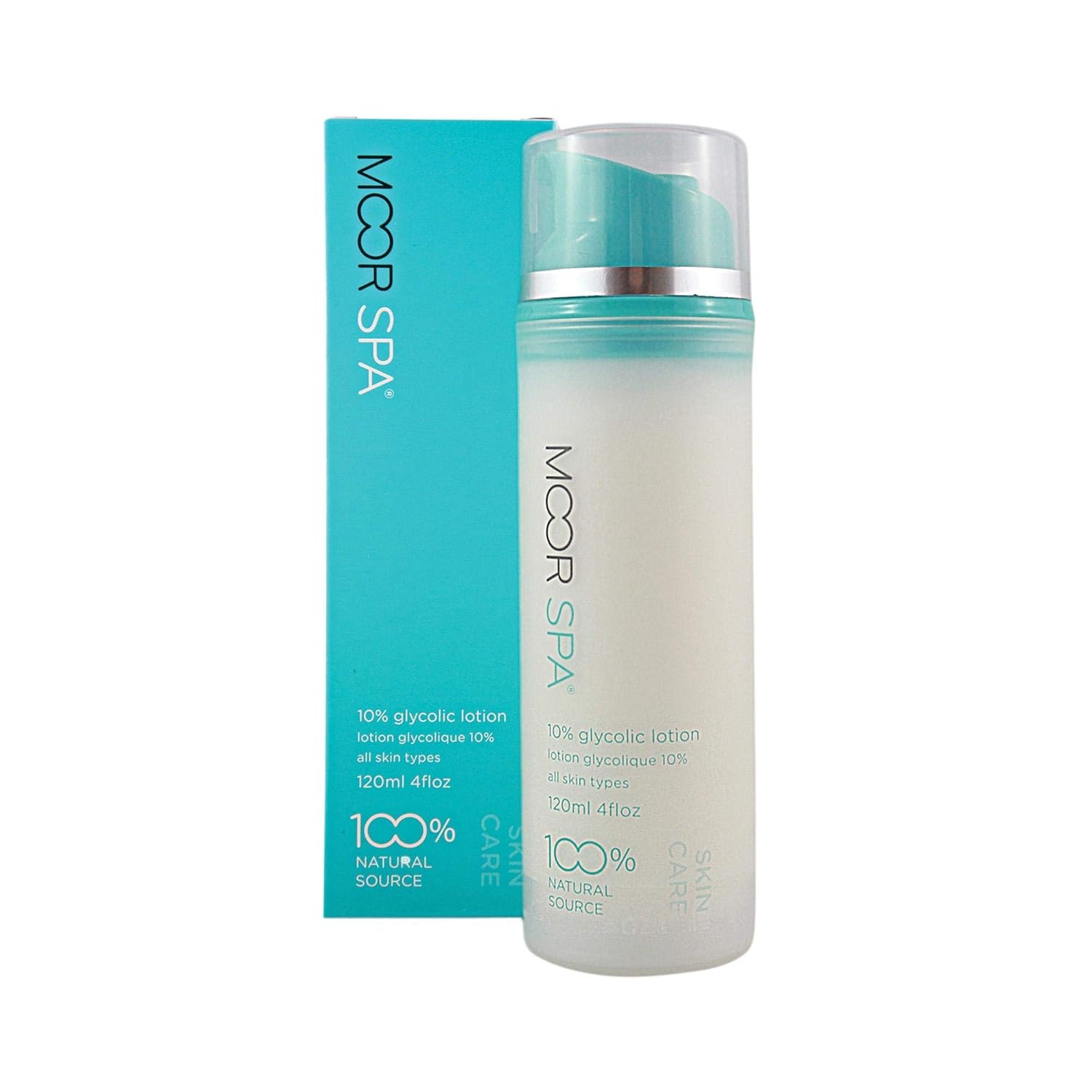 Moor Spa 10% Glycolic Exfoliating Facial Lotion 4 Fluid Ounces