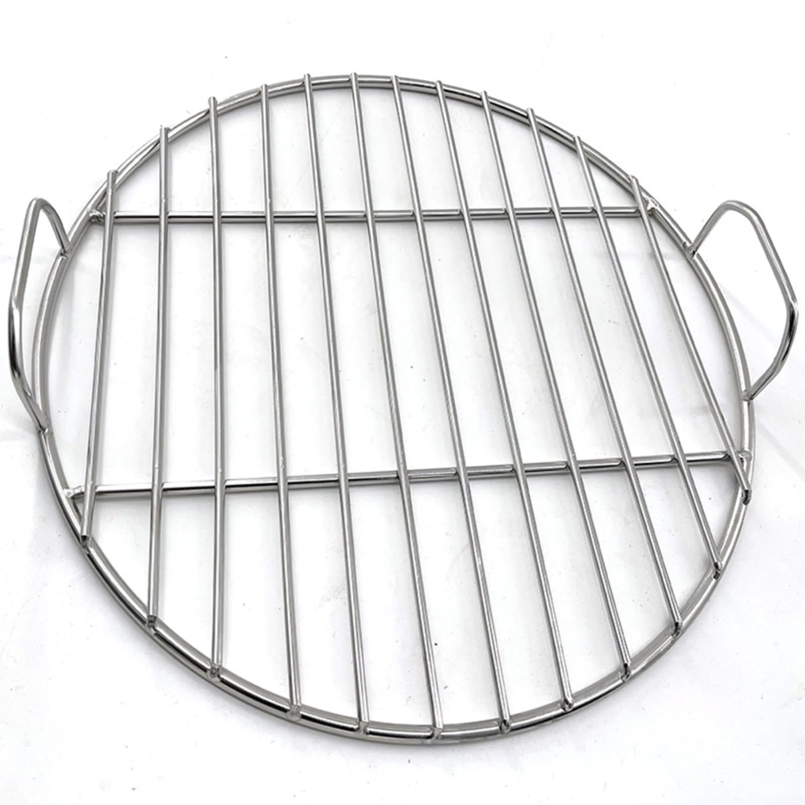 Stojak do grillowania ze stali nierdzewnej, 30 cm, taca do pieczenia na zewnątrz, na kemping, piknik i grillowanie, idealna dla entuzjastów grillowania