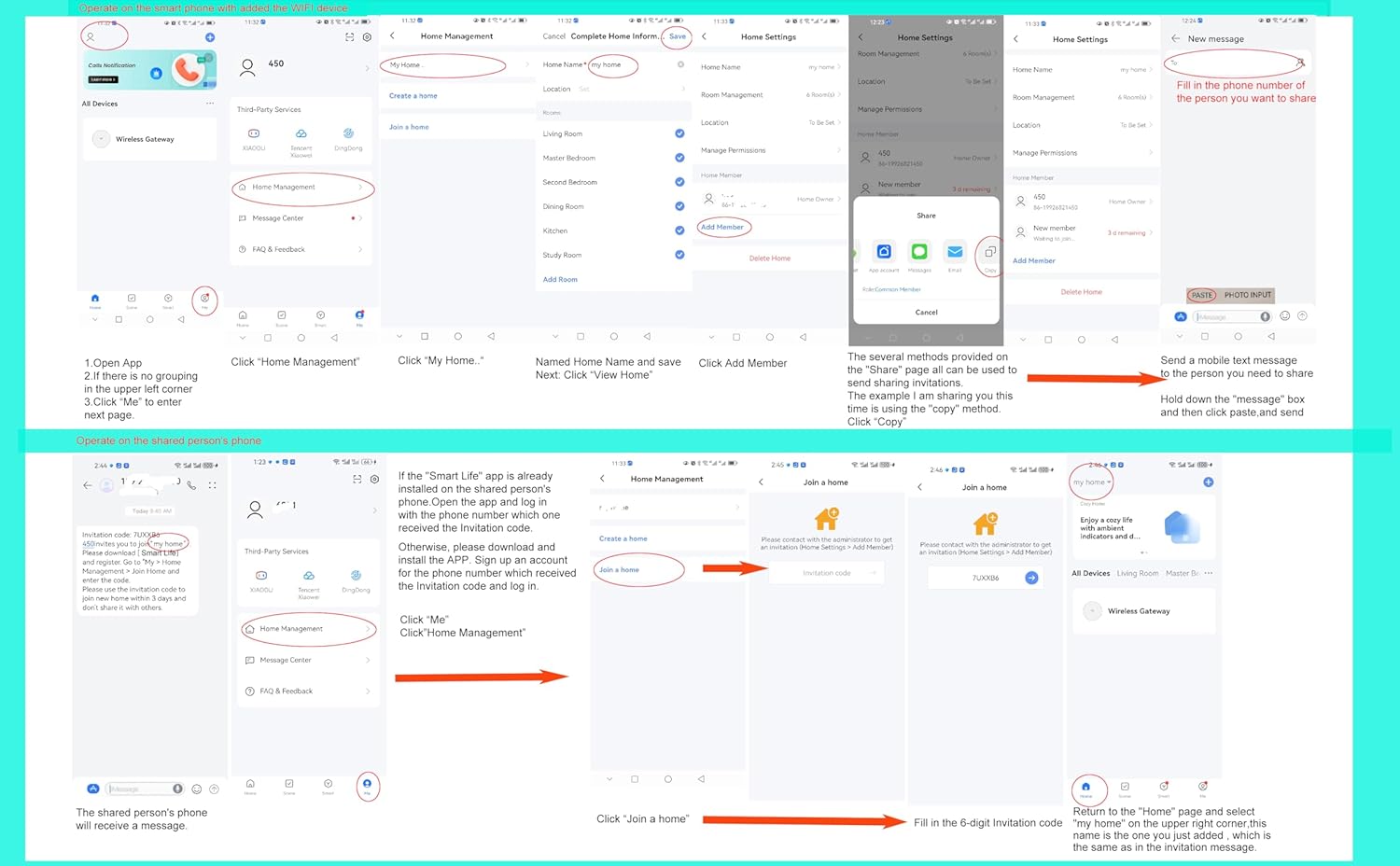 Door Chime with Phone App,WiFi Door Open Contact Sensor Alarm Chime with 600 FT Range,WiFi Door Ringer Alert for Business/Store/Home/Office When Enter (Three Sensor One Gateway)