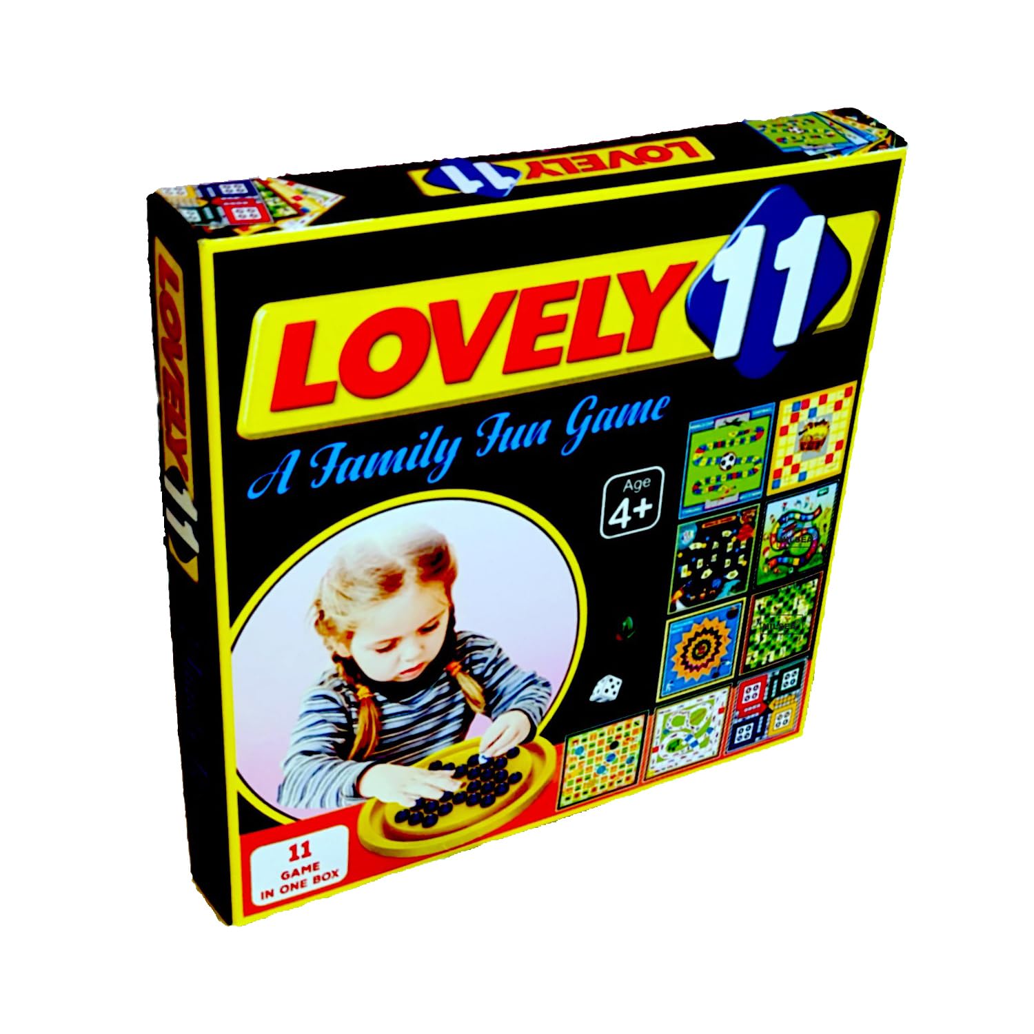 NILSEA Mind Challenging Brainvita Mini Lovely 11 in 1 Games for Kids Brain Development (Kids Birthday Return Gift Items) (Pack of 2)