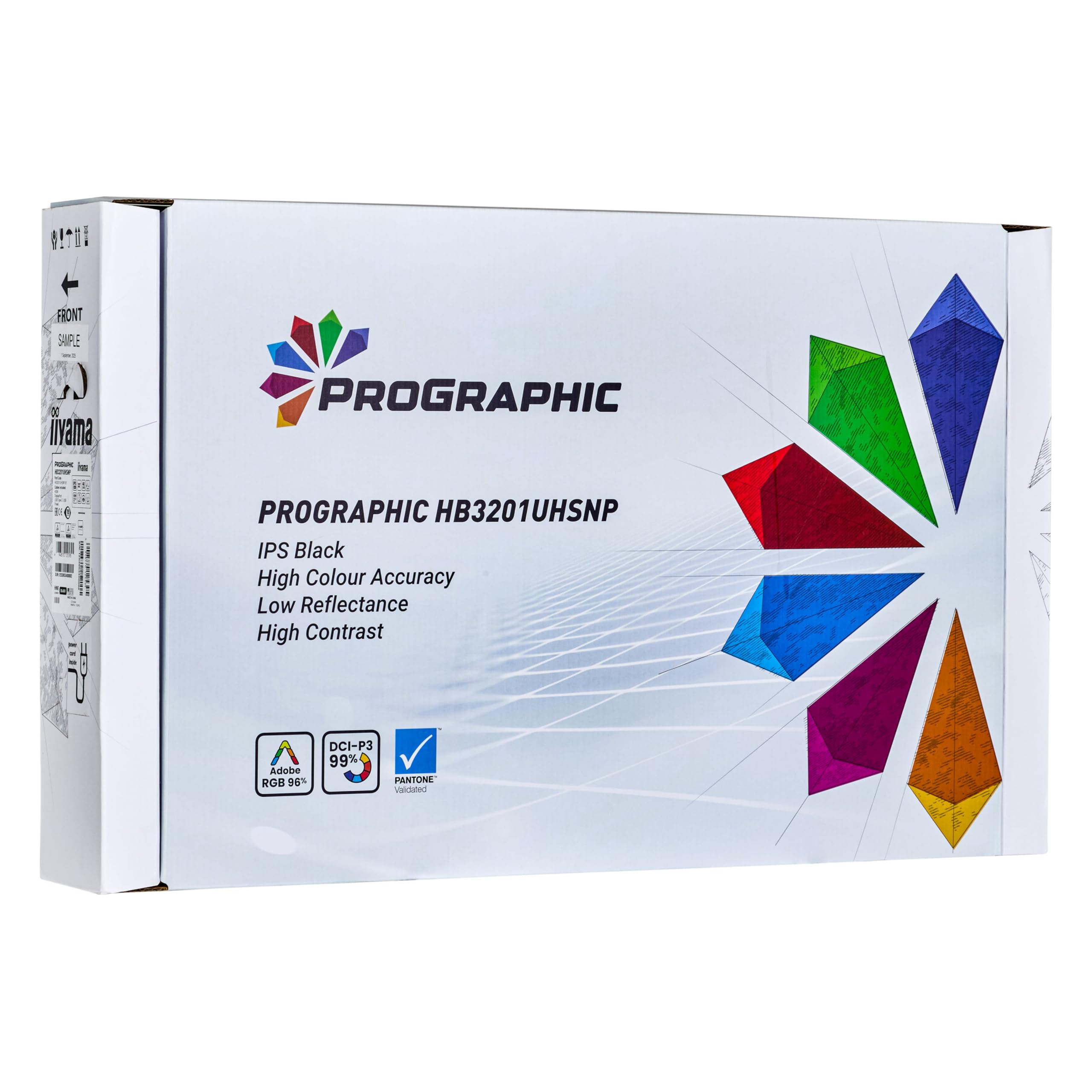 iiyama ProGraphic HB3201UHSNP-B1 32 IPS (DCI-P3 99%, sRGB 100%, Pantone Validated), UHD 3840x2160, 4ms, 1x HDMI, 1x DP, 1 x USB Tipo C 96W PD, DP-Out