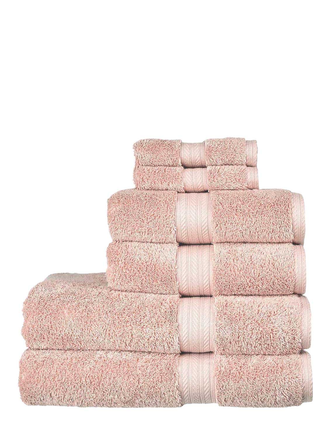 Christy Luxurious Renaissance Egyptian Cotton Towel Absorbency 675GSM Elevate Your Bathing Experience with Superior and Ultimate Luxury Soft Pink Bath Sheet (35 x 68)