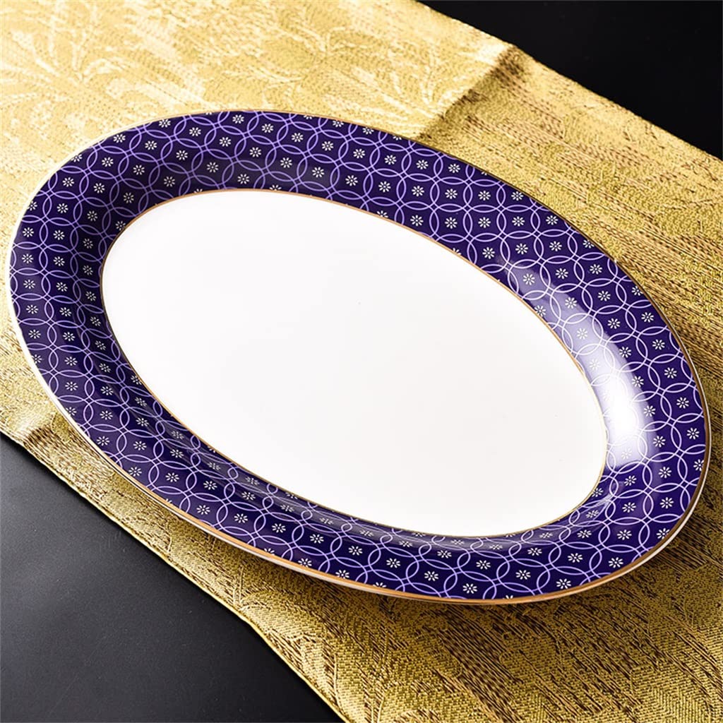 SAeWare Juego de vajilla rústica mediana de 56 cabezas, tazón, palillos, plato y plato, utensilios de cocina
