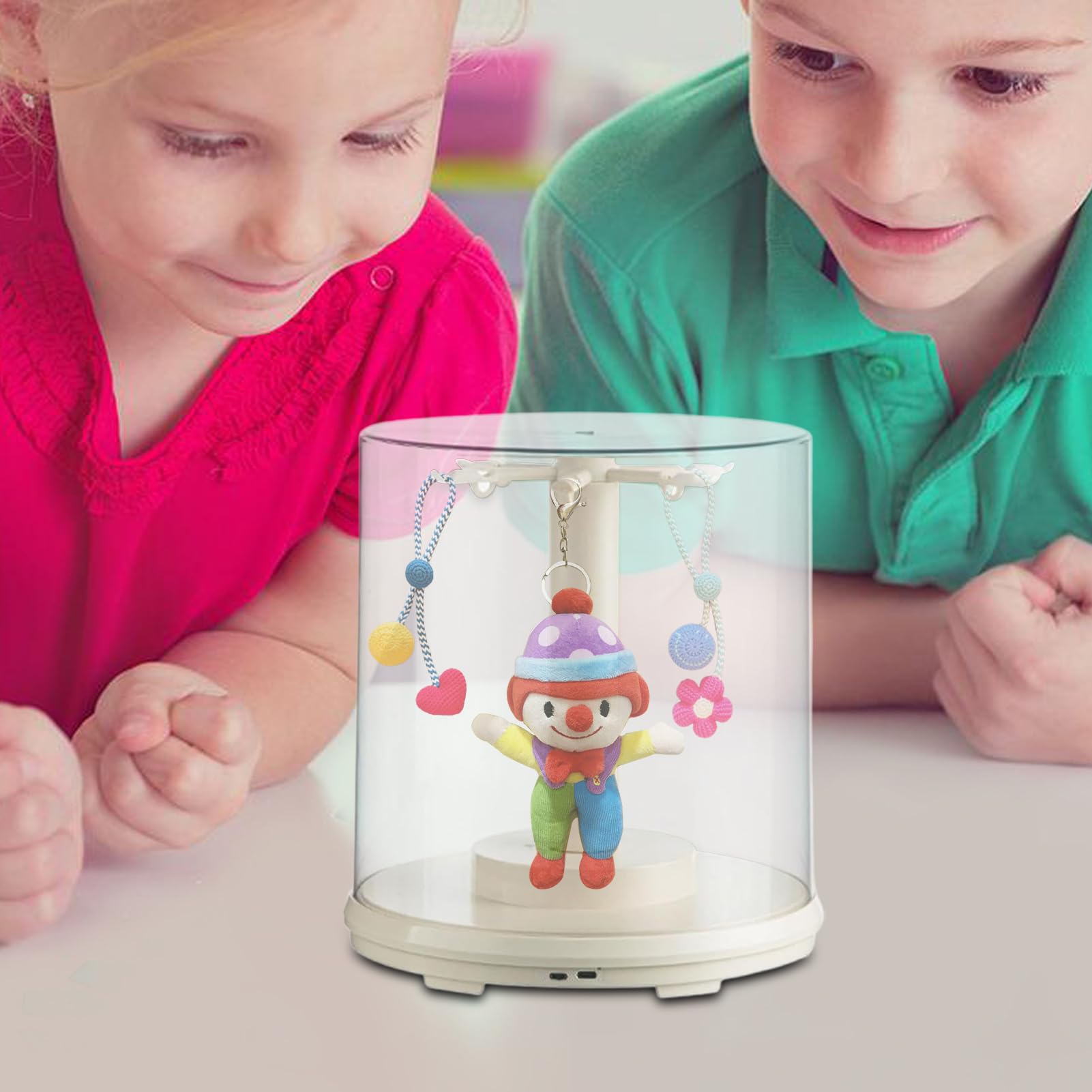 Sammelfiguren Vitrine Stabile Staubschutz-Vitrine | Klare Figurenschlüsselanhänger-Vitrine für Sammler, für Kinder, für Mädchen, für Teenager, Fans, Schlafzimmer, Wohnzimmer