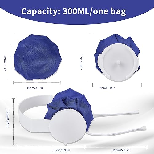 Miniatura 2 de Enfriador de cuello para climas cálidos, reutilizable, dispositivo de refrigeración de cuello, bolsa de agua caliente para aliviar el dolor, a