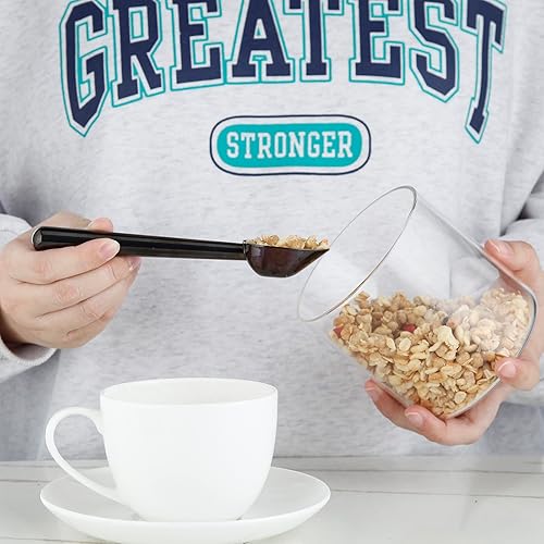 Miniatura 6 de Easyworkz Cuchara de café de acero inoxidable con mango largo y hueco, cuchara medidora de 0.27 oz para café molido y té de hojas sueltas, color