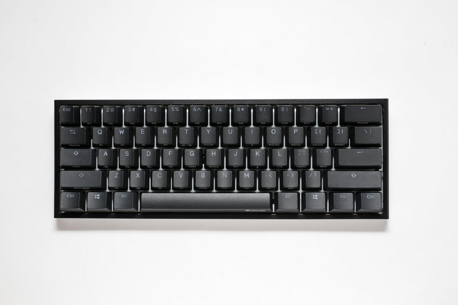 Top-down view of Ducky One 2 Mini Pro keyboard layout