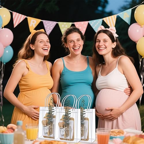 Miniatura 3 de 67 premios para baby shower para ganadores de juegos, juegos de baby shower, 6 juegos de tabla de queso de bambú, cuchara, tenedor, cuchillos,