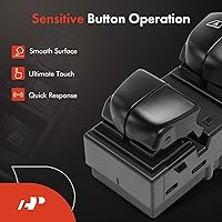 Vista 5 de A-Premium Interruptor de elevalunas maestro del lado del conductor compatible con Nissan Altima 2013-2018, Pathfinder Rogue Sentra Juke 2013-2020