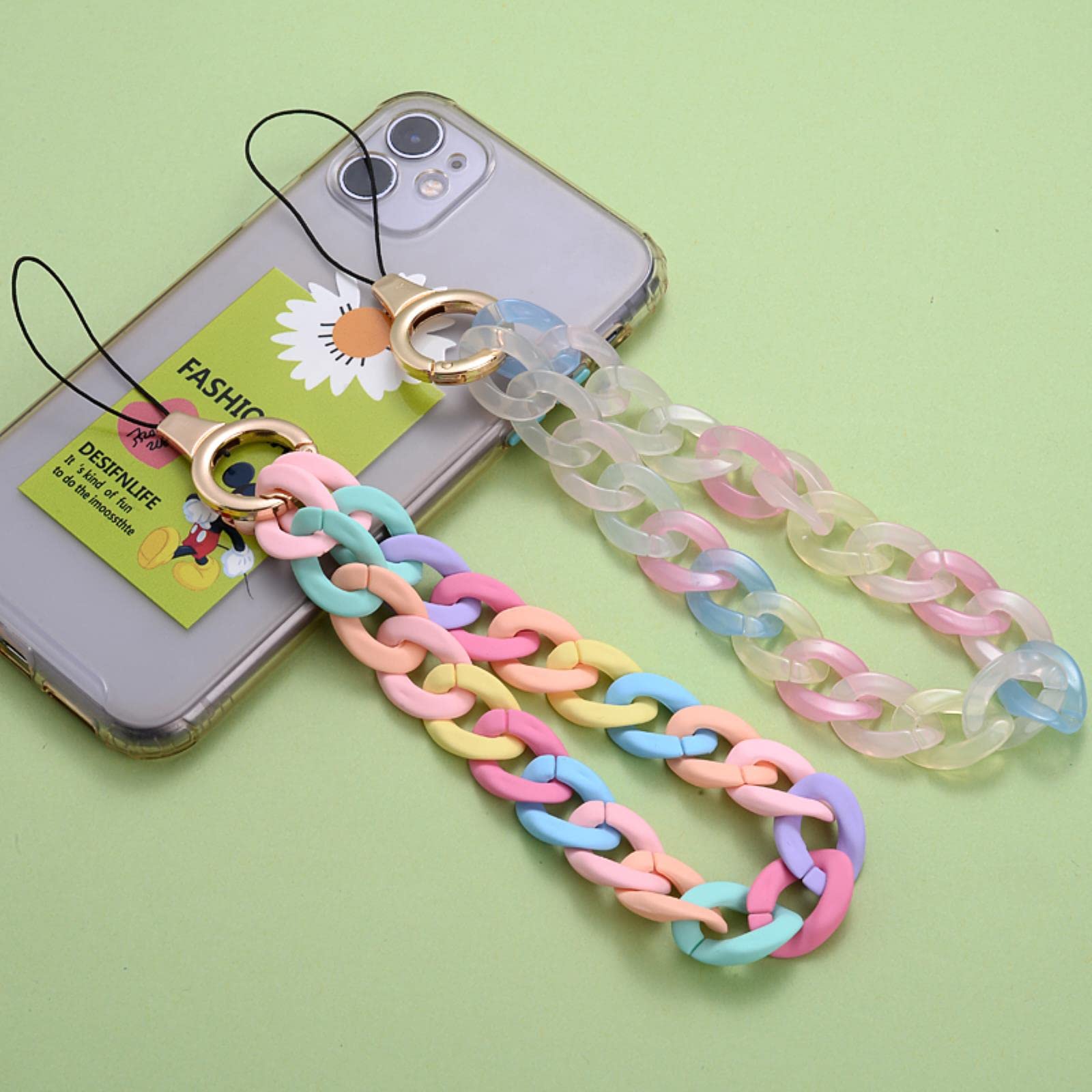 QINGYY 1 Pc Phone Charms Pendentif Kawaii Perle Téléphone Portable Chaîne Strap Lanyard Pour Clés Sacs Tissu Caméra Rétro DIY Accessoires-RT-K210040A