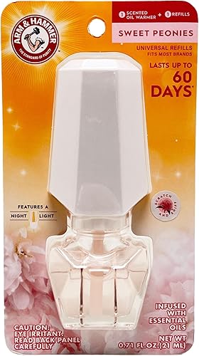 Miniatura 8 de Arm & Hammer Kit de inicio de aceite perfumado enchufable, calentador con luz nocturna + 1 repuesto, brisa oceánica, respetuoso con el medio brisa