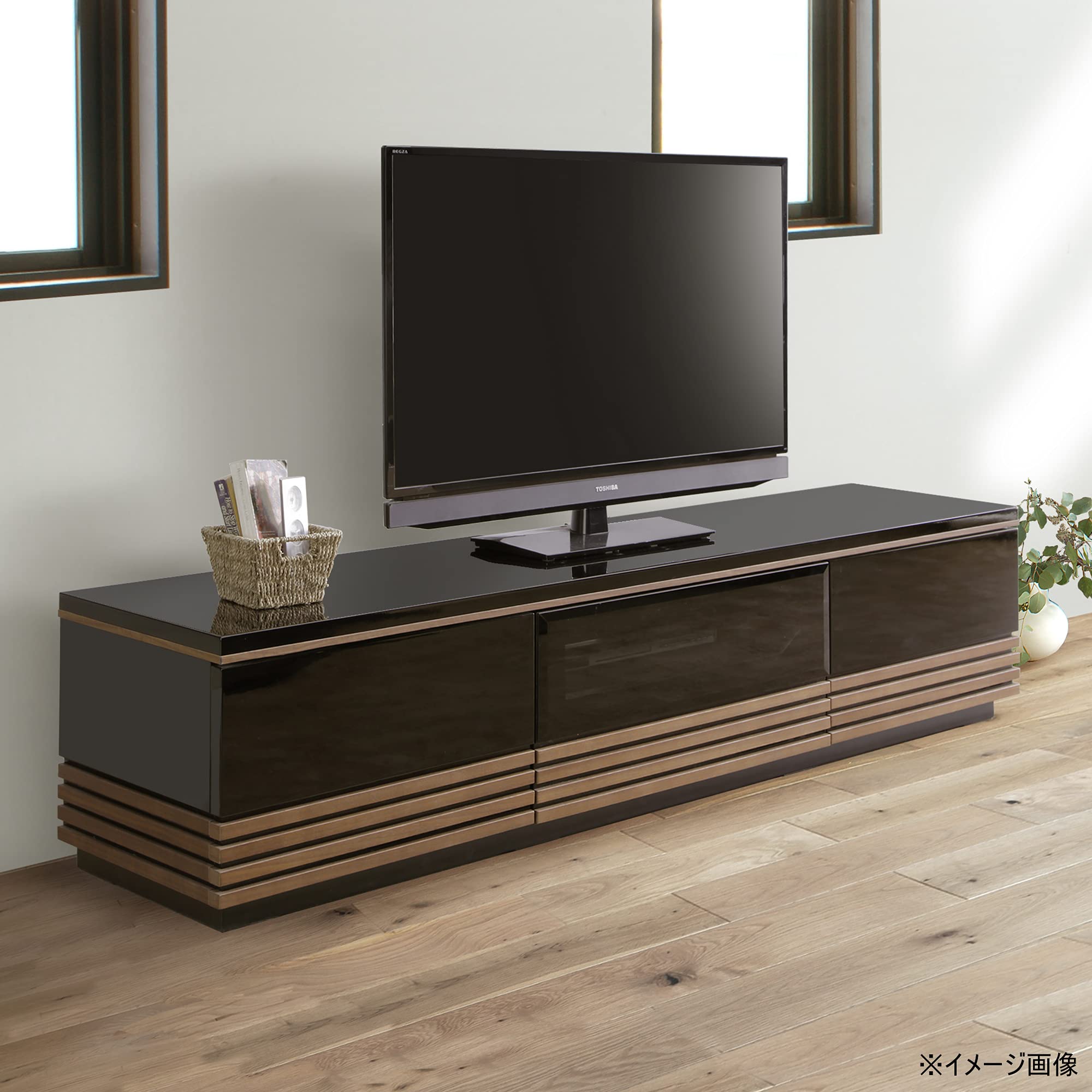 Amazon｜サンキコーポレーション GZV 210 テレビボード ウォールナット 
