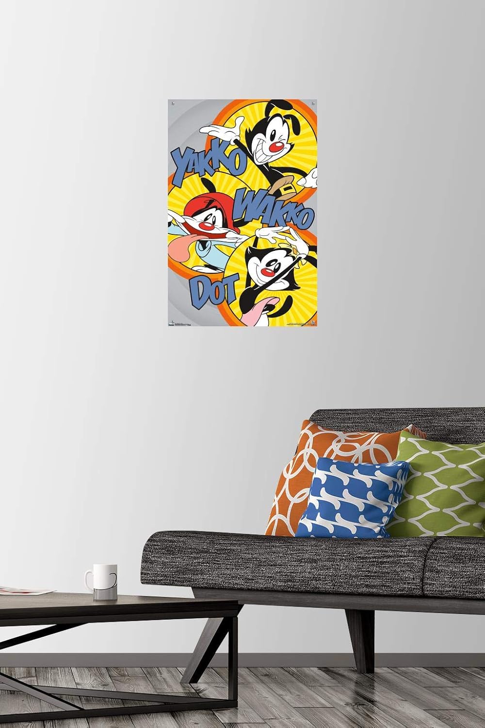 Trends International Animaniacs - Circles Wall Poster, 14.72" x 22.37", Premium Poster & Push Pin Bundle image 2