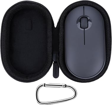Lebakort Mouse Case Compatible with Logitech Pebble 2 M350s / M350 / M355 / i345 Slim Mouse Graphite Case