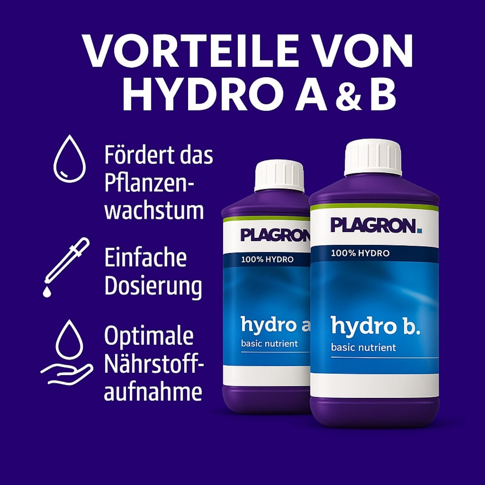 Weedness Plagron Hydro A+B 5 litrów – nawóz do hydrokultury, do uprawy roślin wewnątrz
