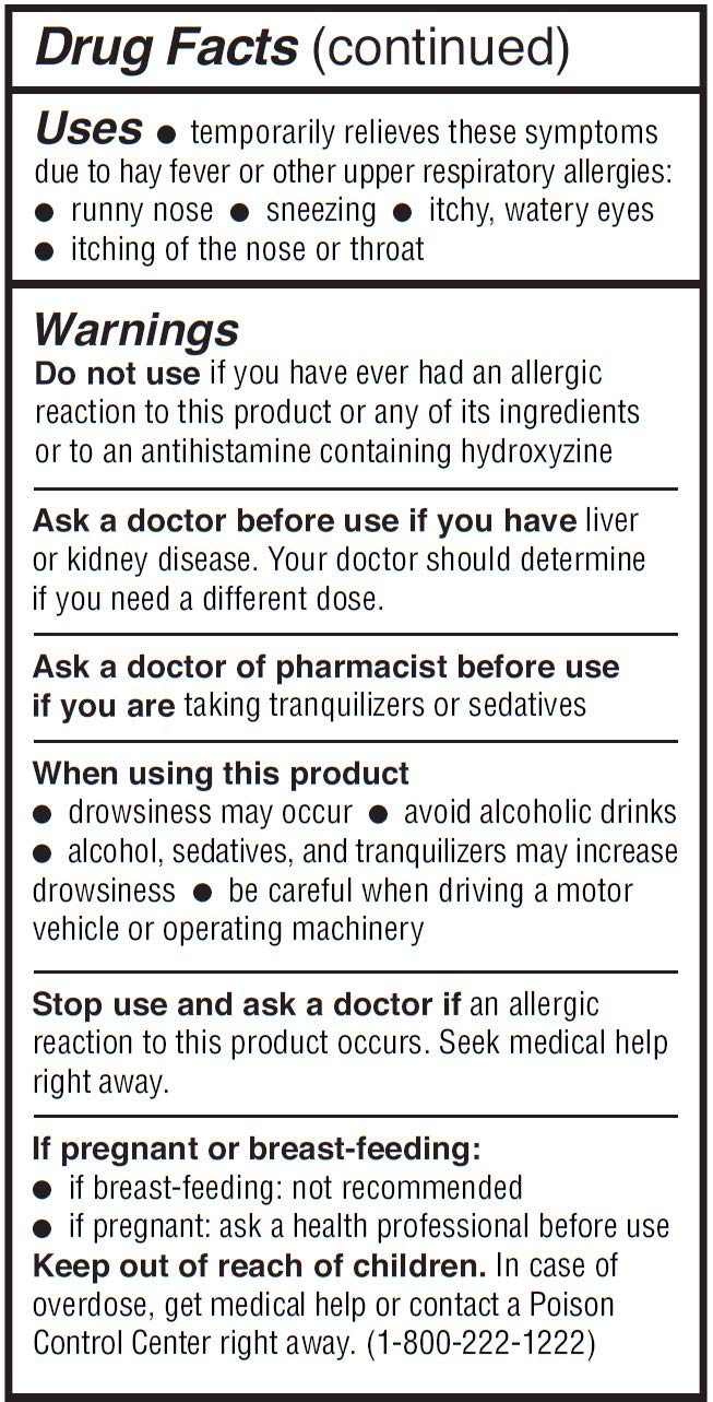 24Hour Allergy Medicine (100Count) NonDrowsy Antihistamine for Pollen, Hay Fever, Dry