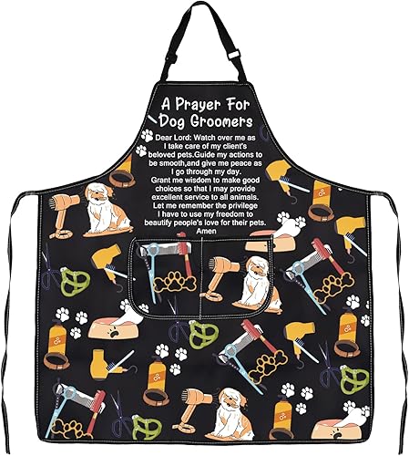 Miniatura 8 de JXGZSO Regalos para peluqueros para perros, delantal de peluquería para mascotas, delantal de peluquería para perros, regalos para estilista de