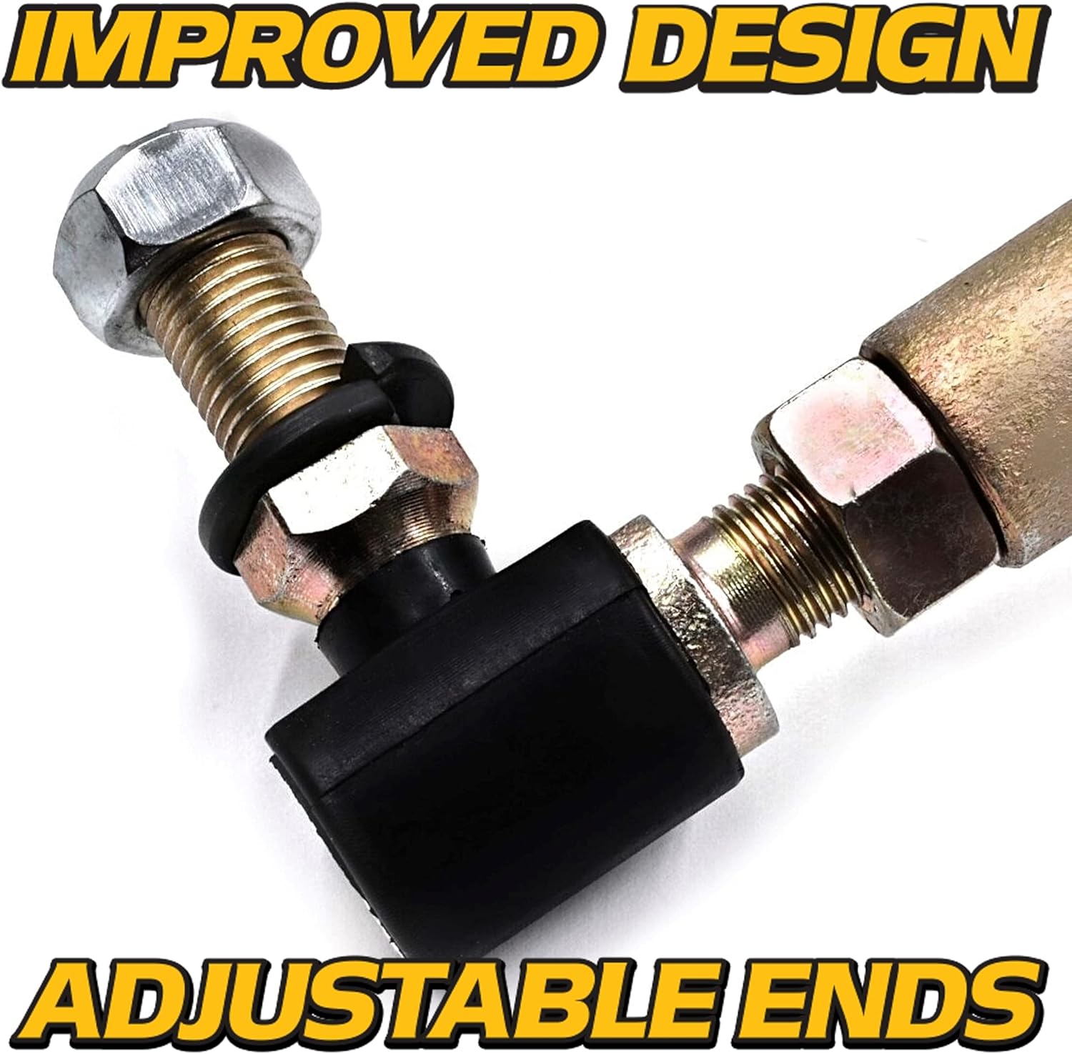 HD Switch - Improved Adjustable Steering Drag Link Kit Replaces 21548944, 21548945 & (2) 21548951 for Ariens - Includes Sector Gear Dust Caps!