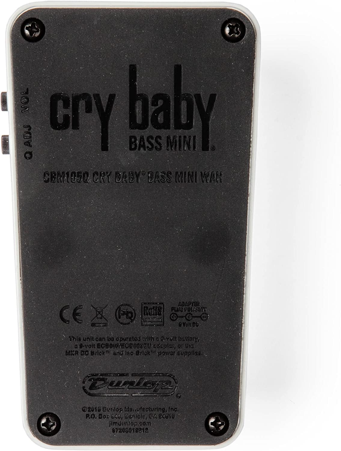 Amazon.com: Dunlop CBM105Q Cry Baby Mini Bass Wah Pedal Bundle