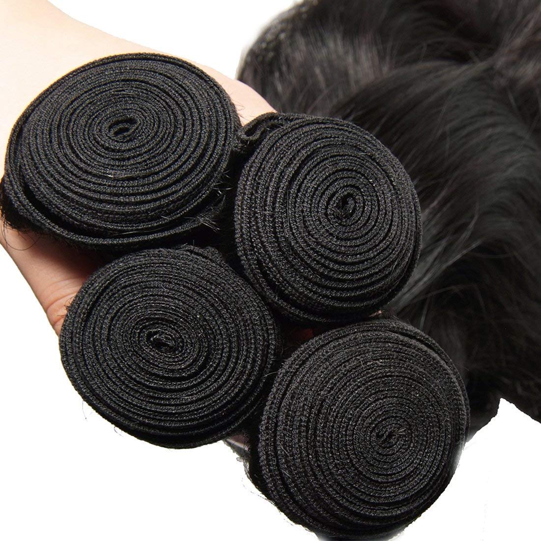 3 Bundles 100% Brazilian Virgin Human Hair Extensions 18-22 Inch Body Wave Amazon.com : Body Wave Human Hair Bundles 18 20 22 Inch Body  main image 2