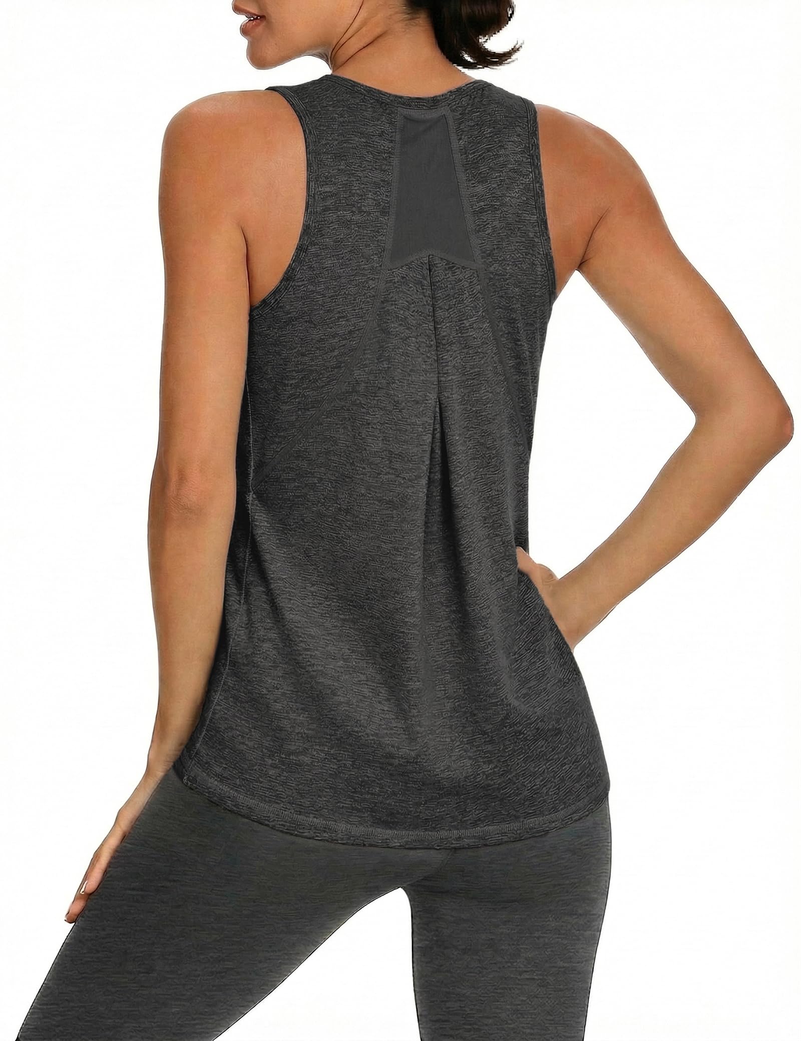 Gyabnw Sport Tank Top Damen Sporttop Ärmellos Laufshirt Sportshirt Sommer Funktionsshirt Gym Yoga