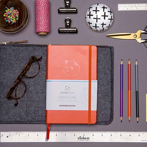 Miniatura 7 de Panda Planner - Agenda diaria 2023, organizador de 90 días para objetivos, gratitud y concentración, agenda semanal y mensual, agenda sin fecha
