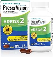Vista 1 de PreserVision AREDS 2 Eye Vitamins, #1 Eye Doctor Recommended Brand, Lutein and Zeaxanthin Supplement with Vitamin C, Vitamin E,Zinc, and Copper, 130