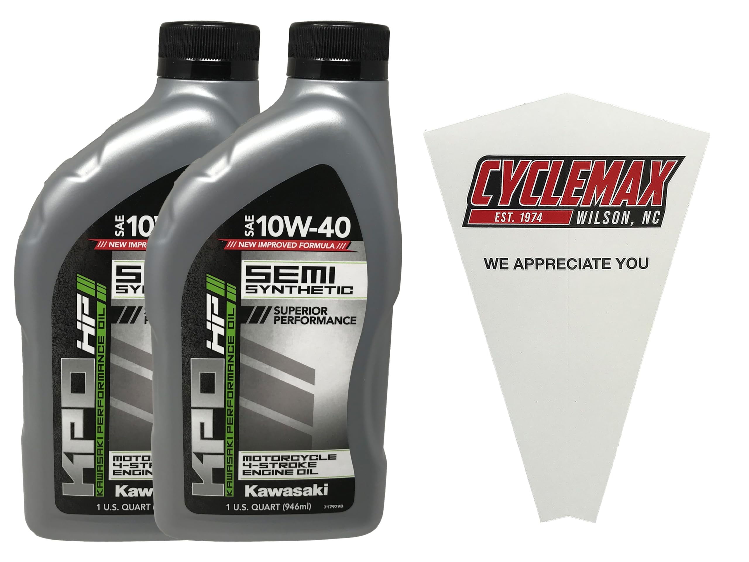 Amazon.com: Cyclemax Two Pack compatible with Kawasaki KPO