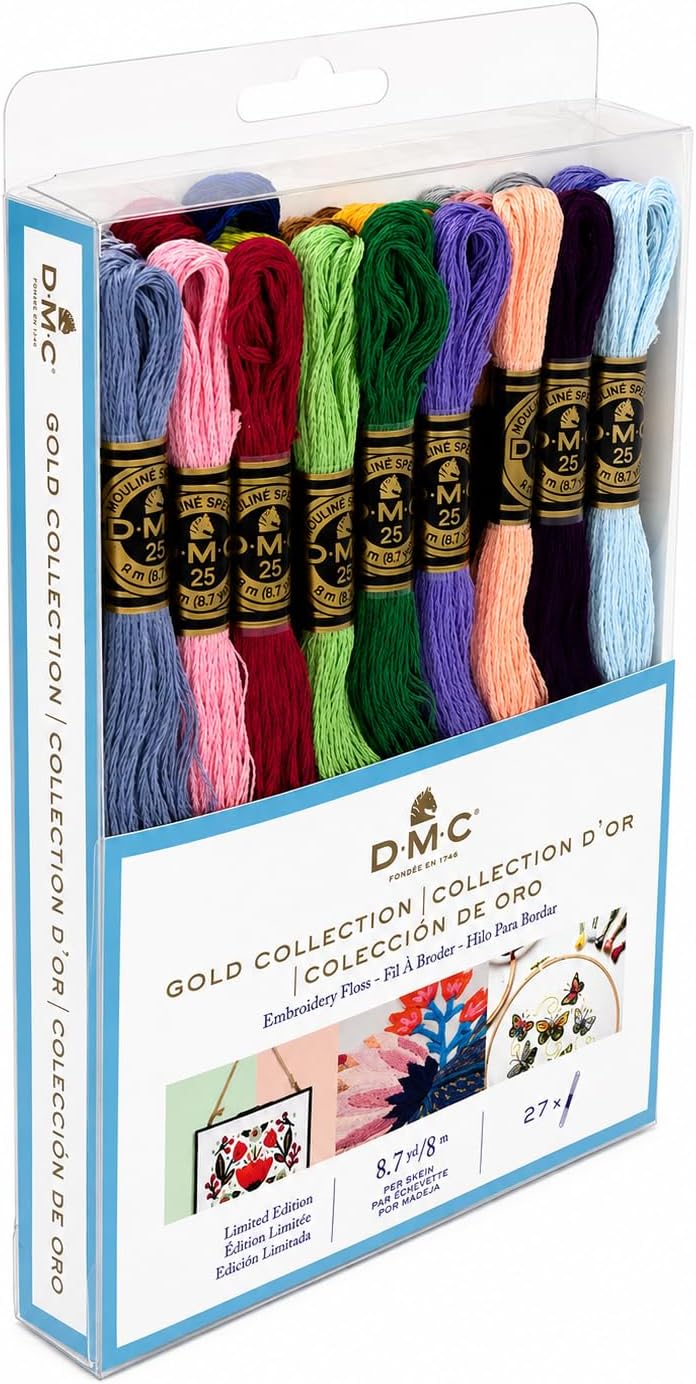 DMC Embroidery Floss Pack 8.7yd, Gold Limited Edition 27/Pkg