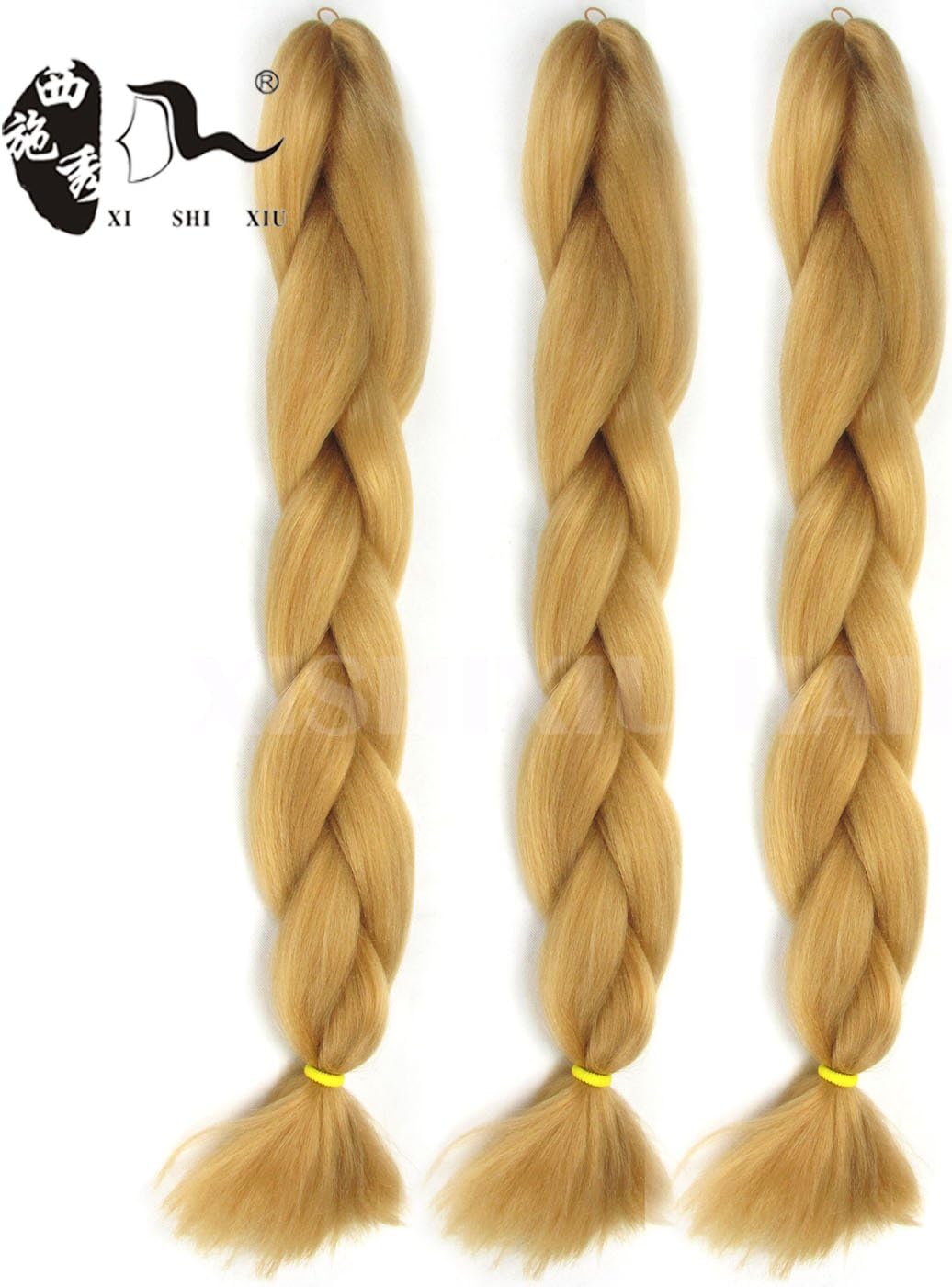 82" 165g Synthetic Black Expression Braiding Hair Extensions Jumbo Twist Curly Box Crochet Braids Hairstyles 3Pcs/lot (27#)