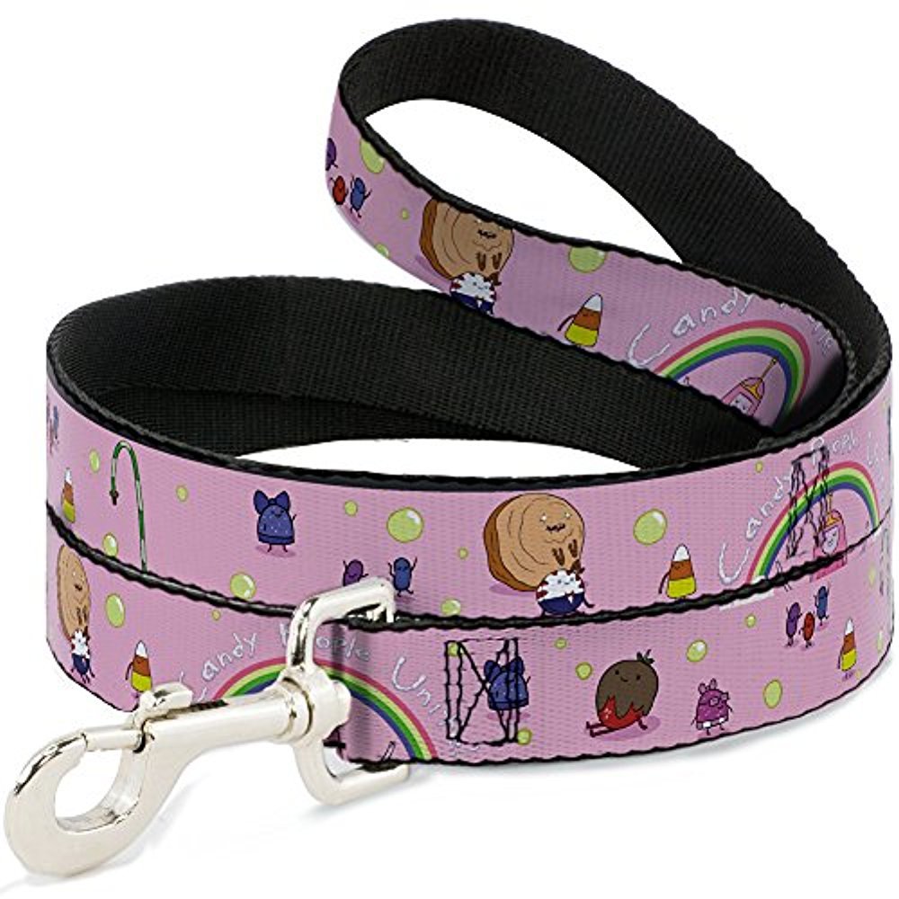 Laisse pour chien motif Princess Bubblegum sangle ultra large 3,8 cm de large