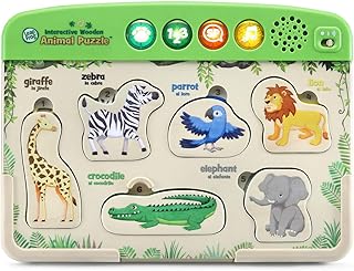 LeapFrog LeapStart Interactive Wooden Animal Puzzle