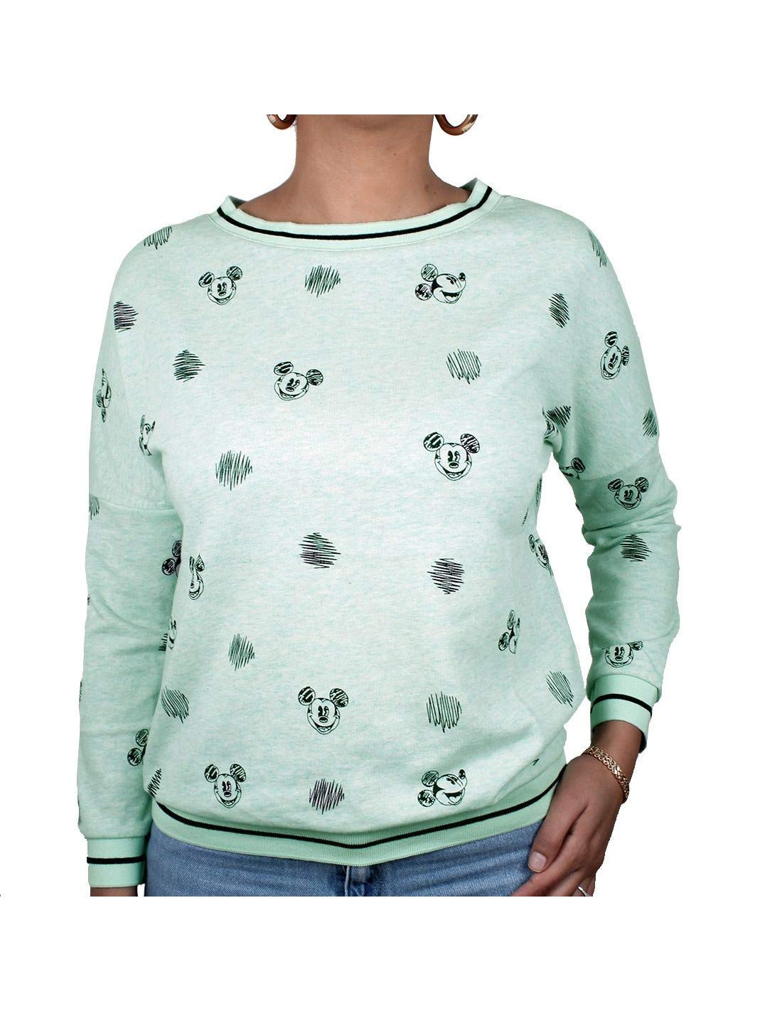 Sudadera de Mickey Mouse Disney que no pica ni pierde color verde L 4
