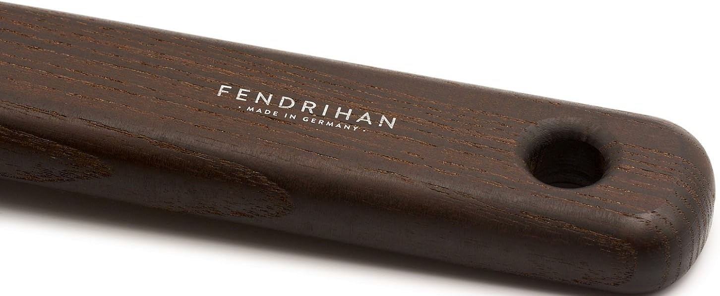 Fendrihan Boar Bristle Detachable Thermowood Bath Brush with Long Handle, Made in Germany