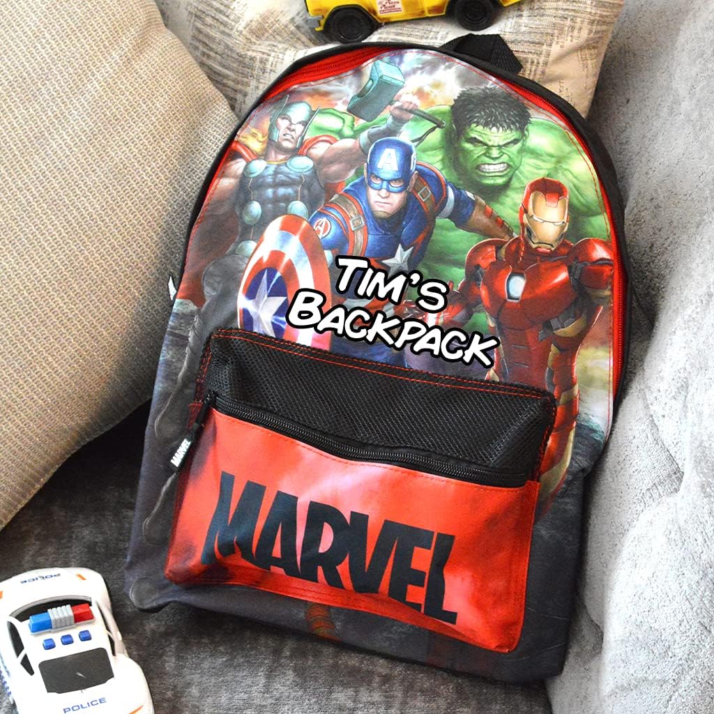 personalised superhero backpack