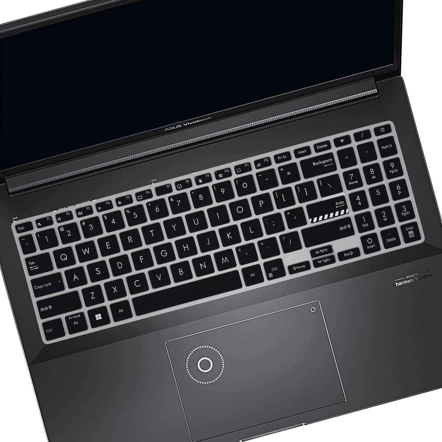 Keyboard Cover for 15.6" ASUS VivoBook Pro 15 OLED ASUS Vivobook 16X OLED F1603 F1603ZA M1603 Skin-Black (B0CDRSJ6W6) Amazon Price History, Amazon Price Tracker