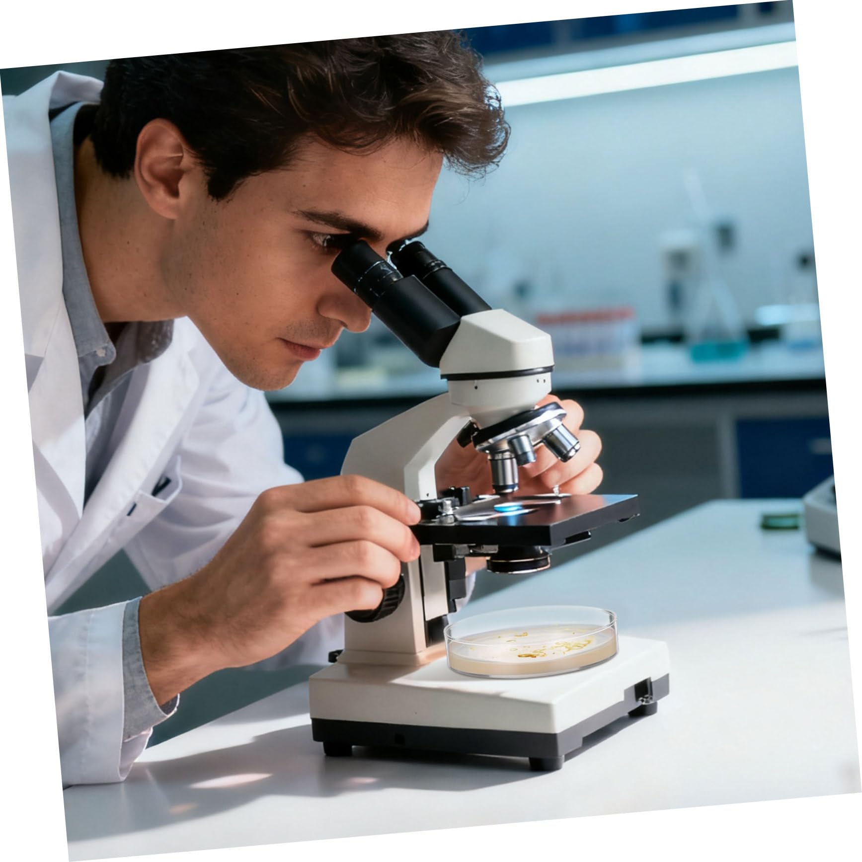 Piastre Petri con Agar Pronte All'uso, 10 Pezzi, Spessore Professionale e Sicuro, per Lezione di Scienze e Stem, per Studenti