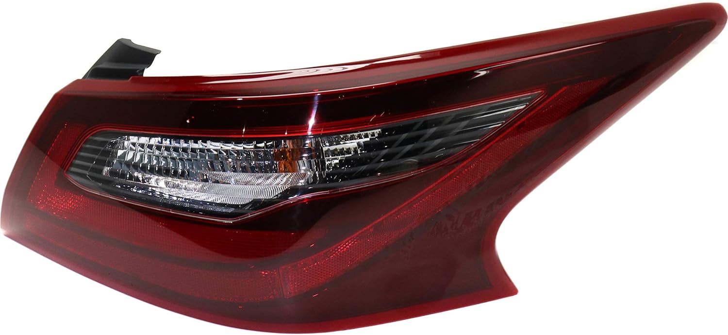 Garage-Pro Tail Light Compatible with Nissan Altima 2016-2018 Mounts On Body, For Models With Smoked Lens Tail Light Halogen With bulb(s) Passenger Side, Outer NI2805111