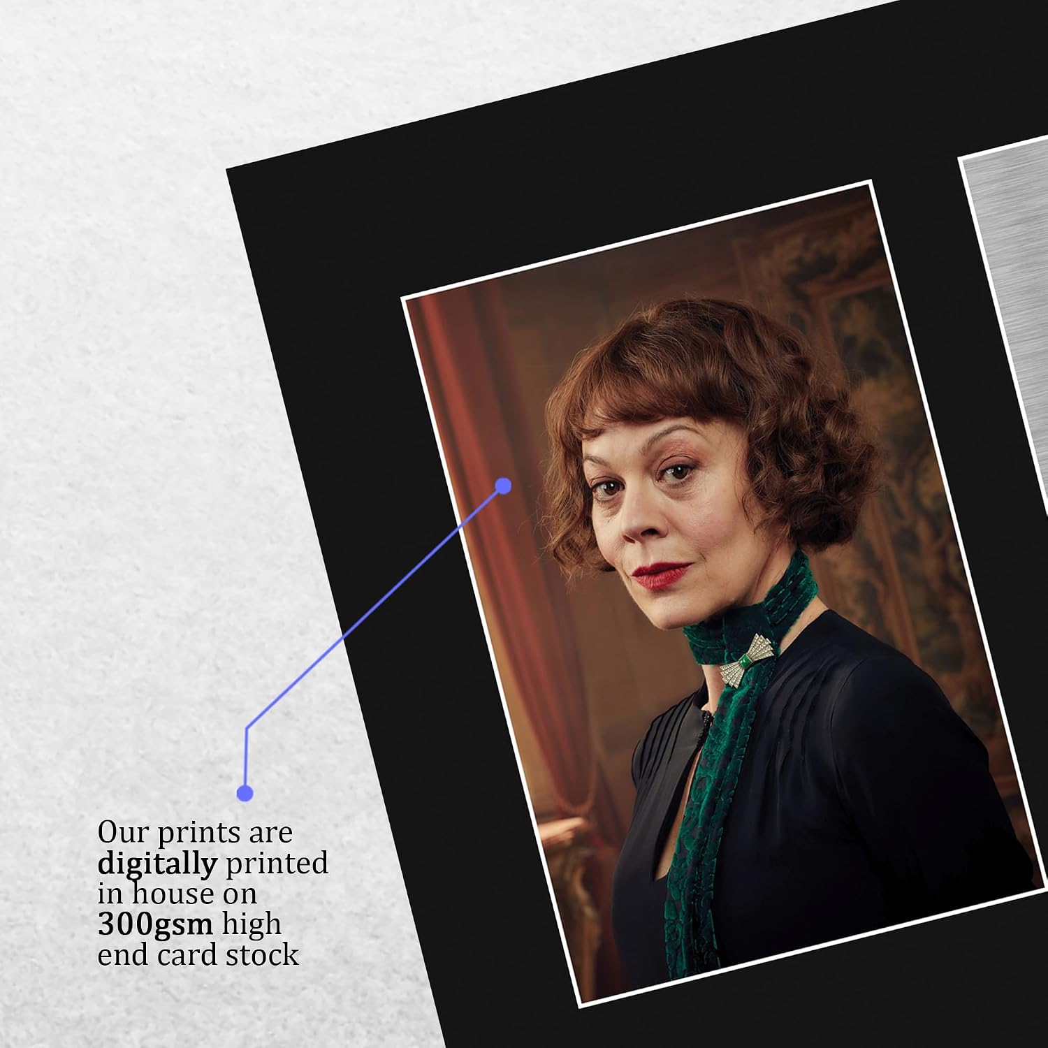 HWC Trading Helen McCrory Peaky Blinders Gifts Printed Signed Autograph Picture for TV Show Fans - US Letter (ID-008002)