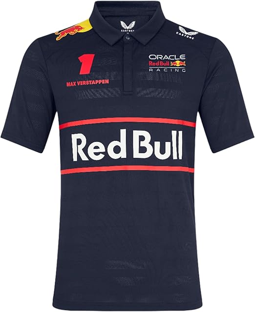 Red Bull Racing F1 Men's 2025 Max Verstappen Team Polo Shirt