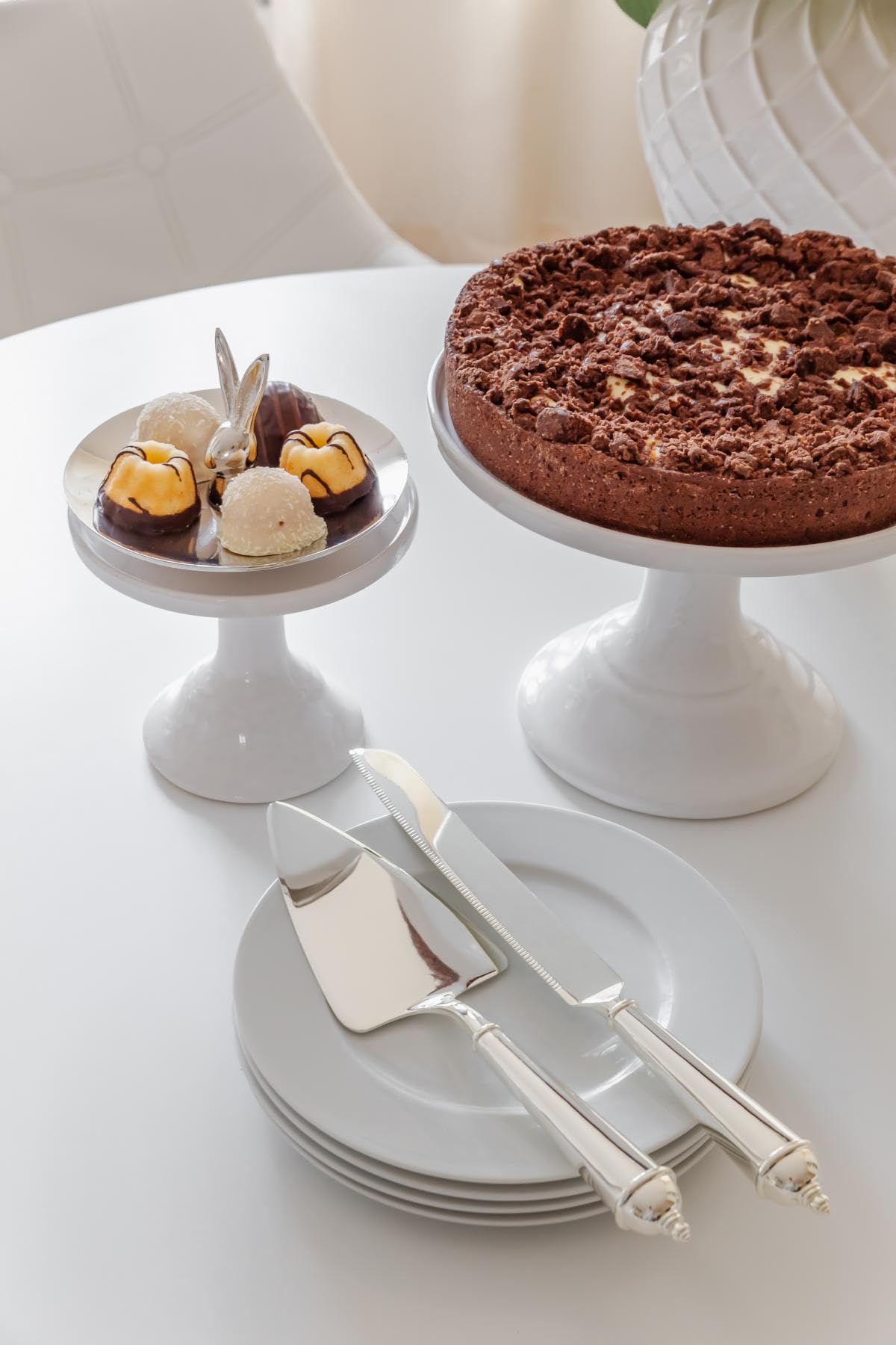 Set Coltello E Pala Per Torta In Acciaio Inox - Design Barocco Con Cuori, Ideale Per Matrimoni E Eventi - Foto 7