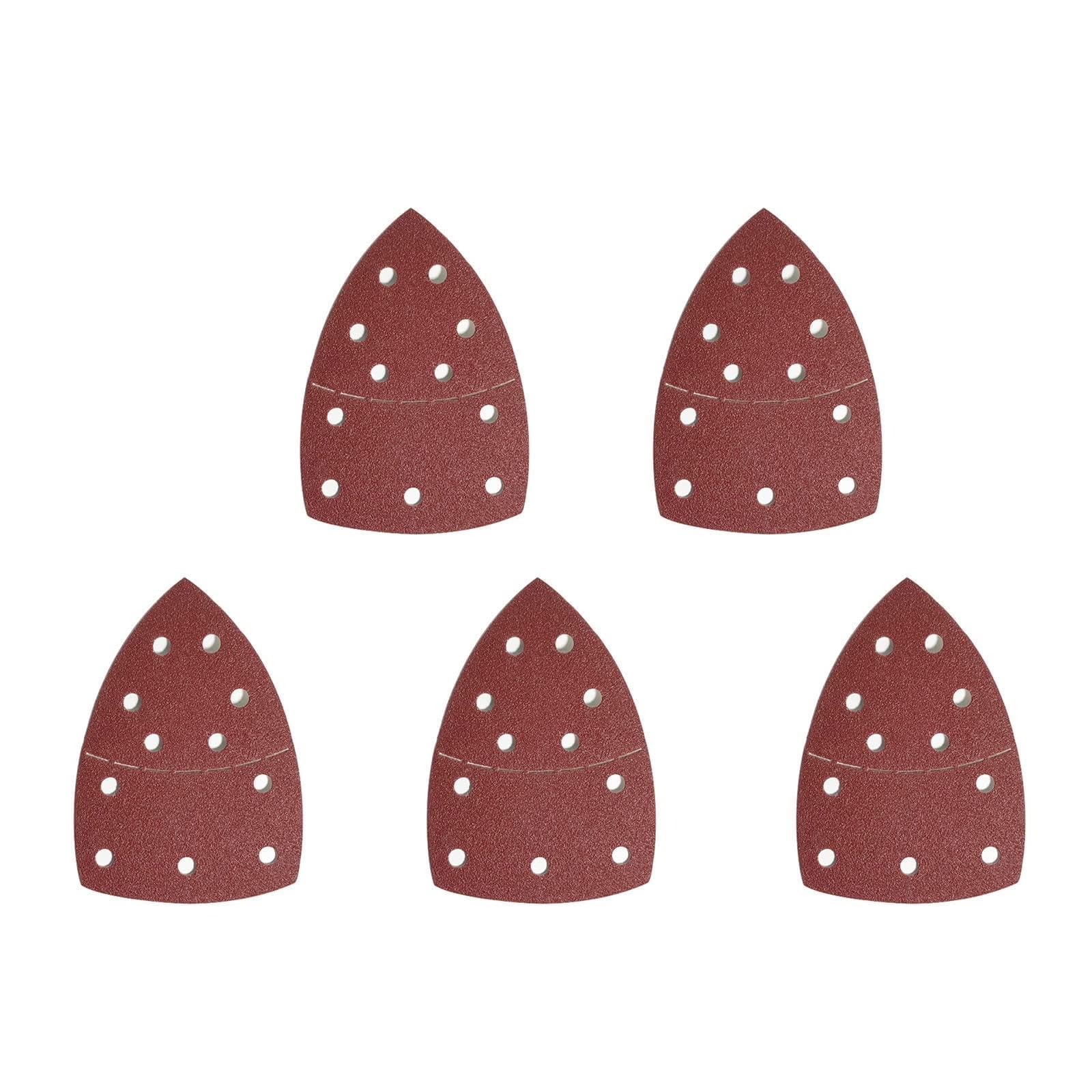 Self-Adhesive Sandpaper Triangle Sander Hook Loop Sandpaper Disc Abrasive Grinding Tool for Polishing Grit Abrasive Tool Self-Adhesive Triangle Sander Hook Loop Disc for Polishing Grit